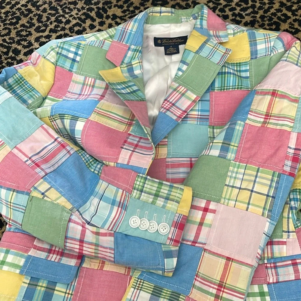 Brooks Brothers est. 1818. Classic patchwork design. Size 4 - Picture 9 of 14
